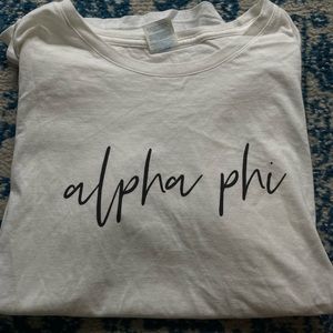 alpha phi slim fit tee